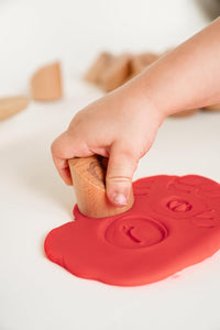 Montessori & Me 27 wooden alphabet playdough stamps with lowercase letters - view 4