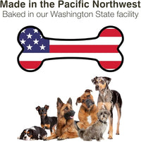 Peanut Butter & Carob Chips Dog Treats – Healthy, Crunchy, Vegan Biscuits with Whole & Real Ingredients – All Natural & USA‐Baked, (7 Ounce, Pack of 3)
