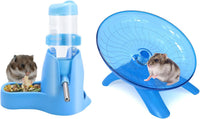 Wontee Hamster Water Bottle Water Dispenser Hamster Silent Exercise - Blue / 80ML