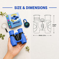 Binoculars for Kids, Perfect Toy for Little Boys and Girls - Blue - image 3