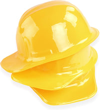 Super Z Outlet 12 Pack Yellow Construction Hard Hat Plastic Birthday - image 3