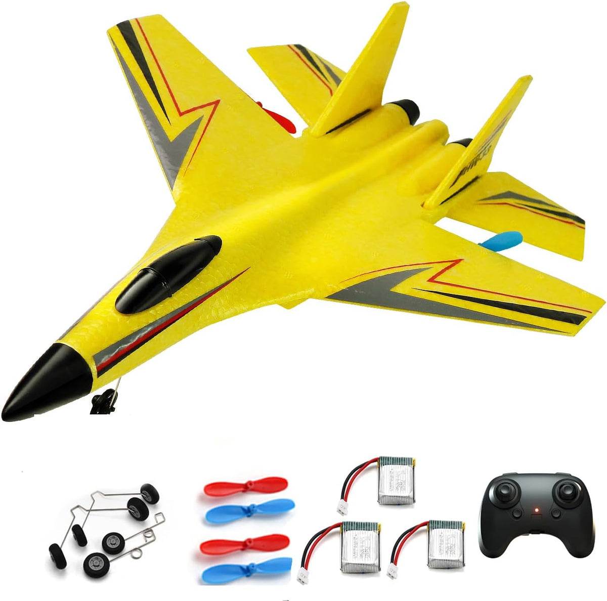 Crohorizon foam RC airplane for beginners with six-axis gyro and lights - view 4