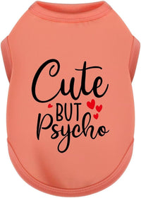 Expressive Cotton Dog Apparel: Soft - S-(4~7lb) | Chest(~16.1") / Watermelon Red