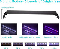 hygger 14W Full Spectrum Aquarium Light with Aluminum Alloy Shell - 32W (46-52 inch) - image 4