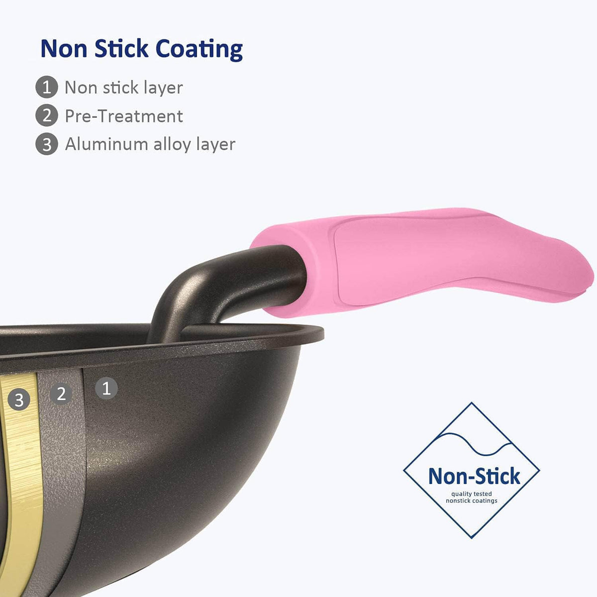 Cat Litter Scoop, Non-Stick Plated Aluminum Alloy Sifter - Large / #10 Pink - image 2