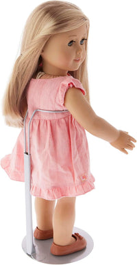 Plymor DSP-90W White Adjustable Doll Stand – Fun for Kids & Family - 1 / Silver - image 2