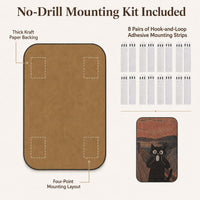Cat Wall Scratcher, Art Cat Scratching Board for Indoor Cats – Essentials for Cats - Goldfish & Scream - image 4