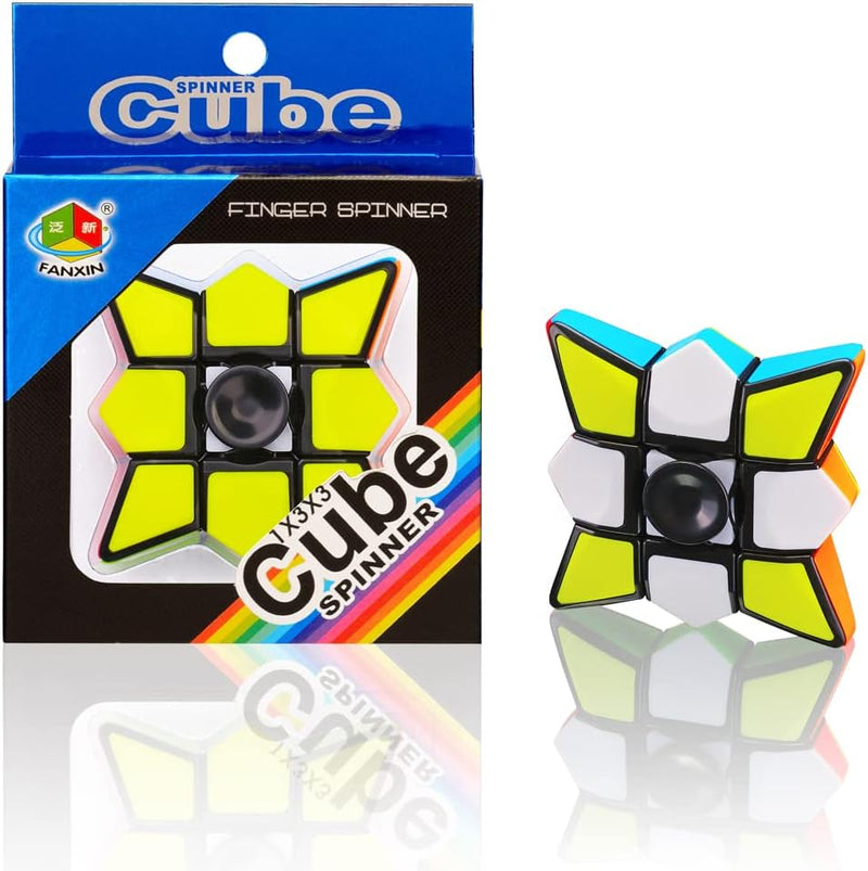 Magic Spinner Cube Stickerless Brain Teasers Magic Puzzle 1X3X3