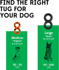 Goughnuts, Dog Toys for Aggressive Chewers - Medium (30-70 lb) (Original Size) / Orange - image 4