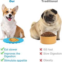 Dog Lick Pad, Pet Bathing Grooming Distraction Wall Mounted Silicone Slow Feeder Mat with Strong - image 4
