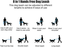 Mile High Life Hands Free Dog Leash - Blue / 7FT Hands Free - image 4