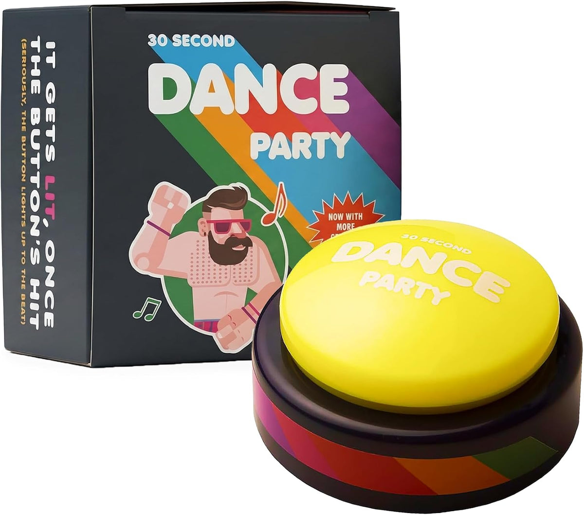 30 Second Dance Party Button - Pack of 1