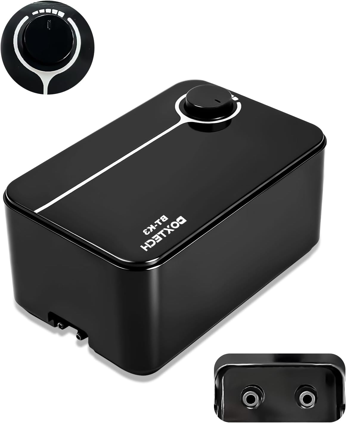 Boxtec Aquarium Ultra-Quiet Air Pump 8w - Black-K3 8W