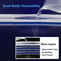 Aquarium Filter Media, Newly Premium 8-Layer Filter Pads for Aquarium, Fish Tank Sponge Pad Foam - 11.8“x7.8”x0.78"，1pack - image 4