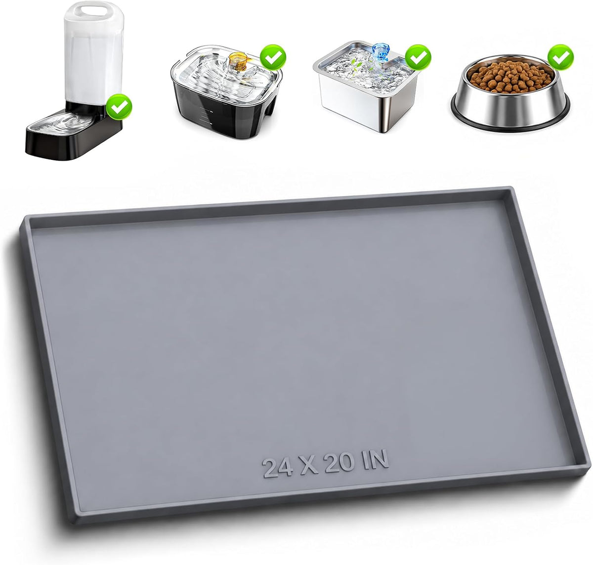 Automatic Dog Water Bowl Dispenser - Silicone Mat