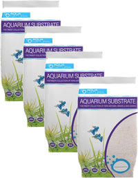 Aqua Natural Substrate, Sugar White Sand - (Pack of 4) / Pet Supplies