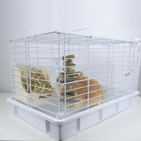 Pet Cage Liner Protection, Rabbit Cage Plastic Panels, 18 PCS Cage Urine Guard for Rabbit, Guinea Pig, Hamster, Hedgehog, Chinchilla, Ferret, Bunny - Transparent, 11.8"x5.9"