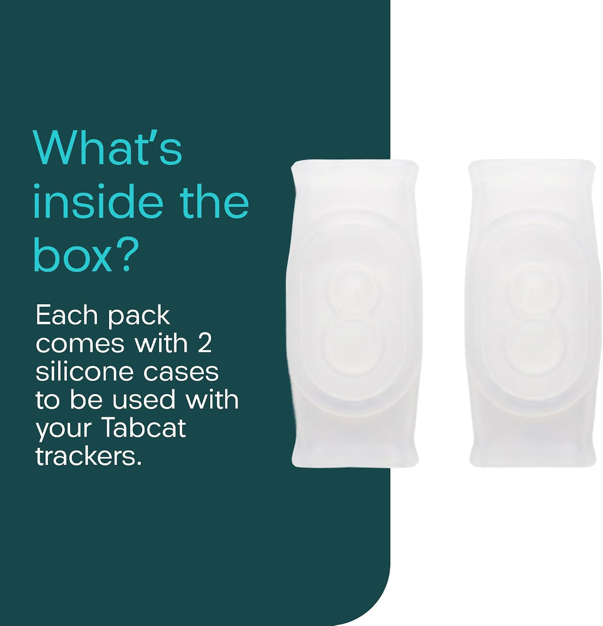 TabCat Homing Tags Tabcase v2 protective cases, 2 pack, for Loc8tor TabCat pet collar locator - view 3