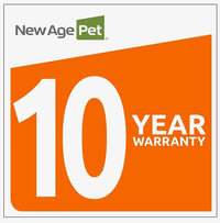 New Age Pet EHHC404XL ecoFLEX Pet Crate/End Table, Antique White, X-Large