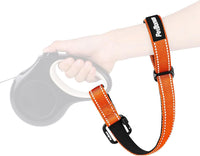 PetBonus Dog Leash Wrist Strap with Lockable Clip for Dog Retractable - Orange / 1 Pack