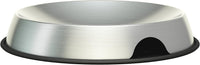Dr. Catsby's wide shallow stainless steel cat food bowl with silicone mat - view 2