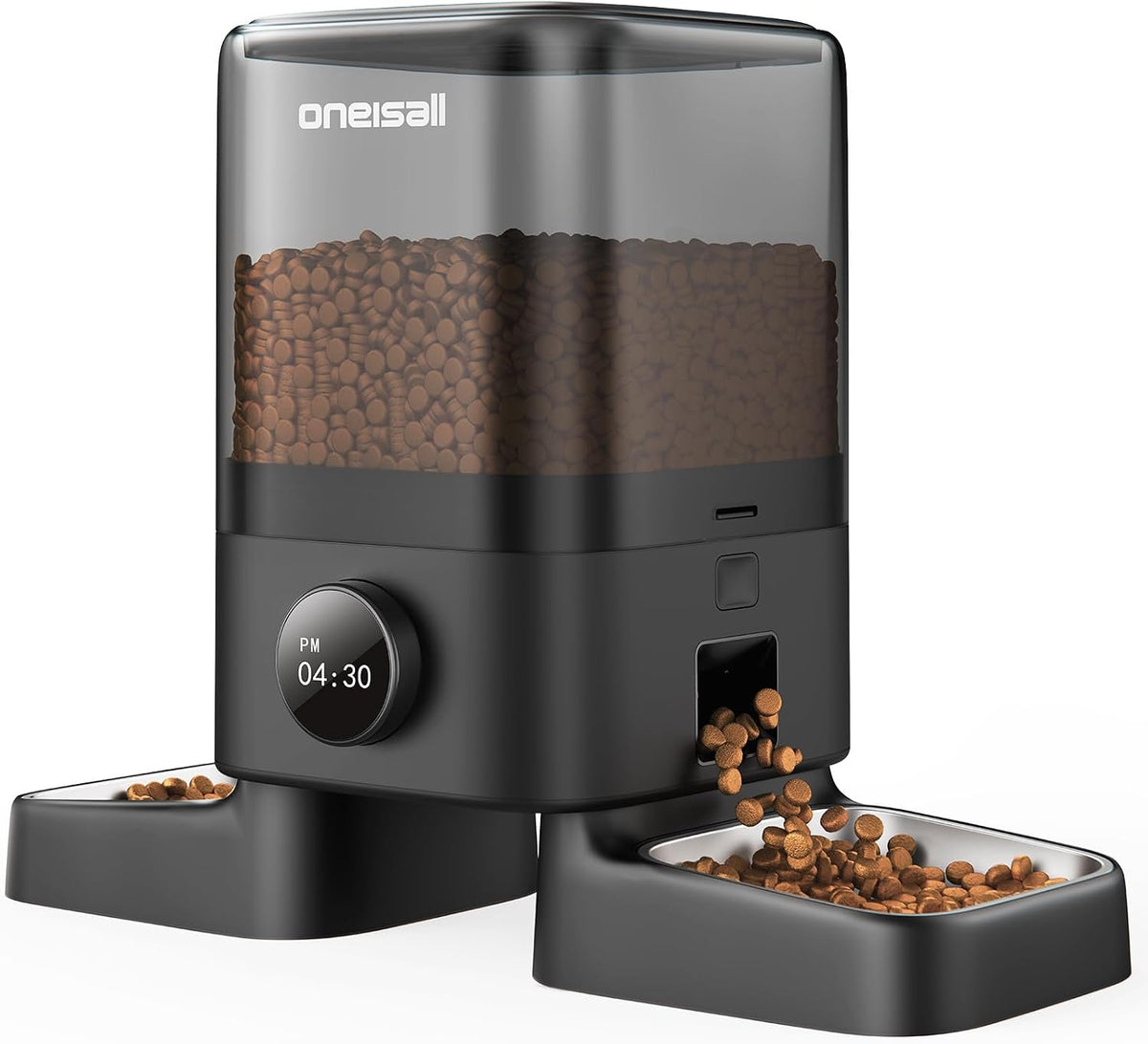 oneisall Automatic Cat Feeder for 2 Cats Pets, 20 Cups/5L – Essentials for Cats - Standard