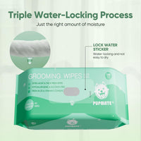 Pet Wipes for Dogs & Cats - Aloe Vera / 2 Packs-200 counts - image 3