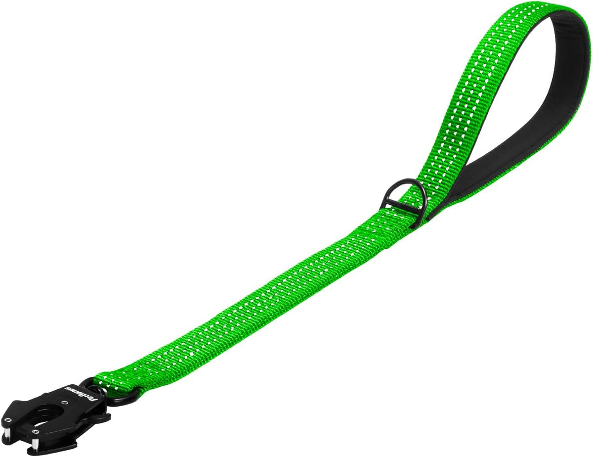 Heavy Duty Short Dog Leash - Grass Green / 24 Inch