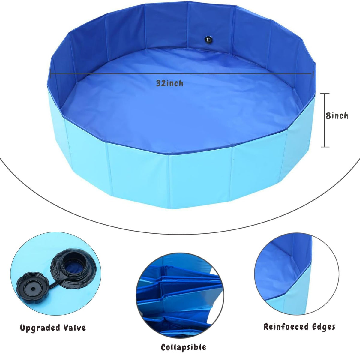 Portable Birthing Pool for Dogs and Puppies - L-32"x8" - image 2