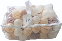 Wonder Space Soft Pit Balls - 100 balls / Mixed - Coffee