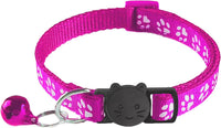 2 Pack Breakaway Cat Collars with Bells - Rose - image 3