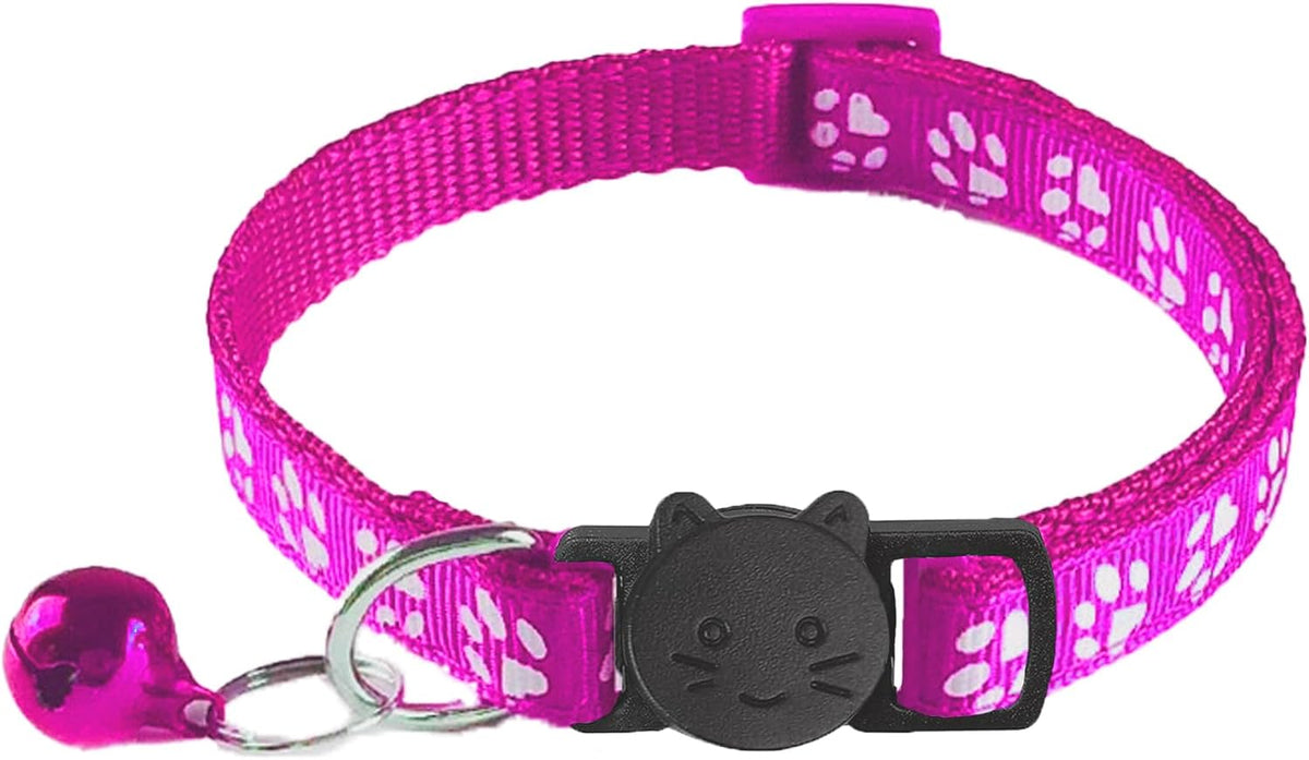 2 Pack Breakaway Cat Collars with Bells - Rose - image 3