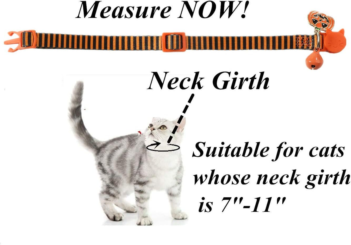 BoomBone Fall Cat Collar with Bell and Pumpkin Charm – Essentials for Cats - image 4
