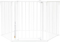 Carlson 6-Panel Convertible Pet Yard & Extra Wide Metal Dog Gate