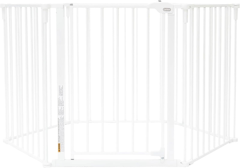 Carlson 6-Panel Convertible Pet Yard & Extra Wide Metal Dog Gate