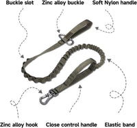 EXCELLENT ELITE SPANKER Tactical Military Bungee Nylon Dog Leash - Ranger Green - image 3