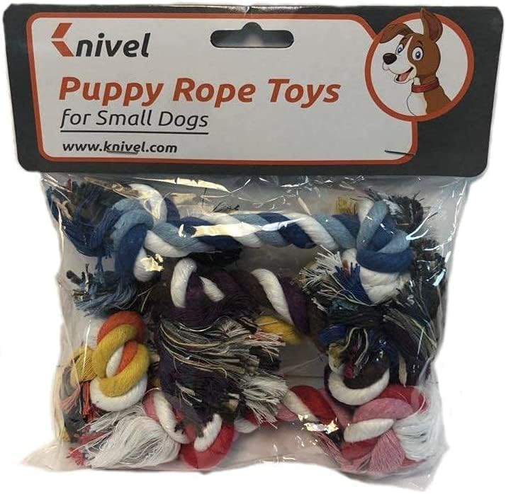 Puppy Rope Toys for Small Dogs, Puppy Teething Toys - image 3