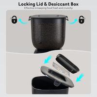 Automatic Cat Feeder and Water Dispenser FW1 - Black - image 3