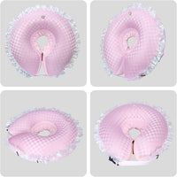 CuteBone Inflatable Dog Cone Alternative for Large Dogs After Surgery-Double Adjustable Neck Range P23SO00101XL