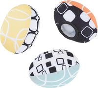 Tayerop set of 3 plush replacement balls for MamaRoo swing with crinkle, rattle and mirror balls - view 3