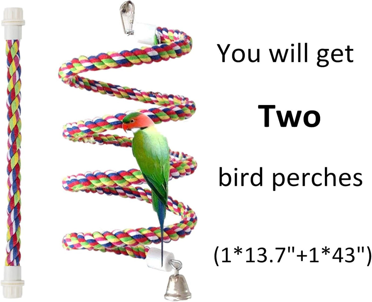 Rope Bungee Bird Toy, Small – Essentials for Birds - image 2