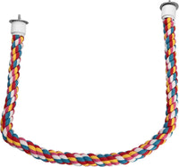 Bird Rope Perches,Parrot Toys 33 inches Rope Bungee Bird Toy[1 Pack] – Essentials for Birds - 41 inches - image 2