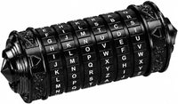 LJOYKID bronze mini cryptex letter lock puzzle box with hidden compartment - view 3
