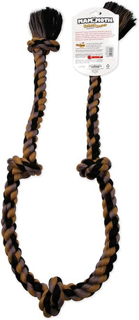 Mammoth Flossy Chews Color Rope Tug – Premium Cotton-Poly Tug Toy for Dogs – Interactive Dog Rope Toy – Tug Dog Chew Toy
