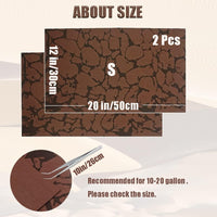 2 PCS Reptile Carpet Sand Mat Pet Terrarium Liner Lizard Bedding Mat - S:11.8"x19.7" (2Pcs) - image 4