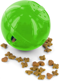 PetSafe Slimcat Feeder Ball Cat Toy - Green / 1 Count (Pack of 1)