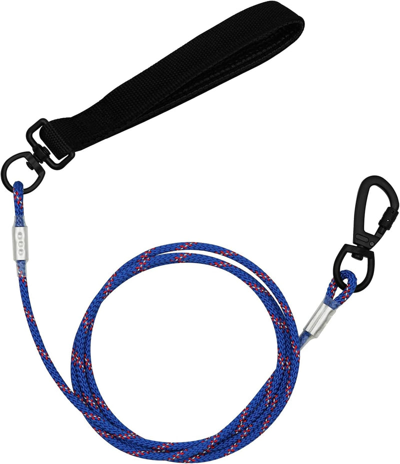 4/5/6 FT Chew Proof Dog Leashes with Comfortable Handle - 24002 Blue / 1/4" x 6FT