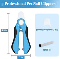 Swihauk Heavy Duty Dog Nail Clippers and Trimmers - Blue - image 2