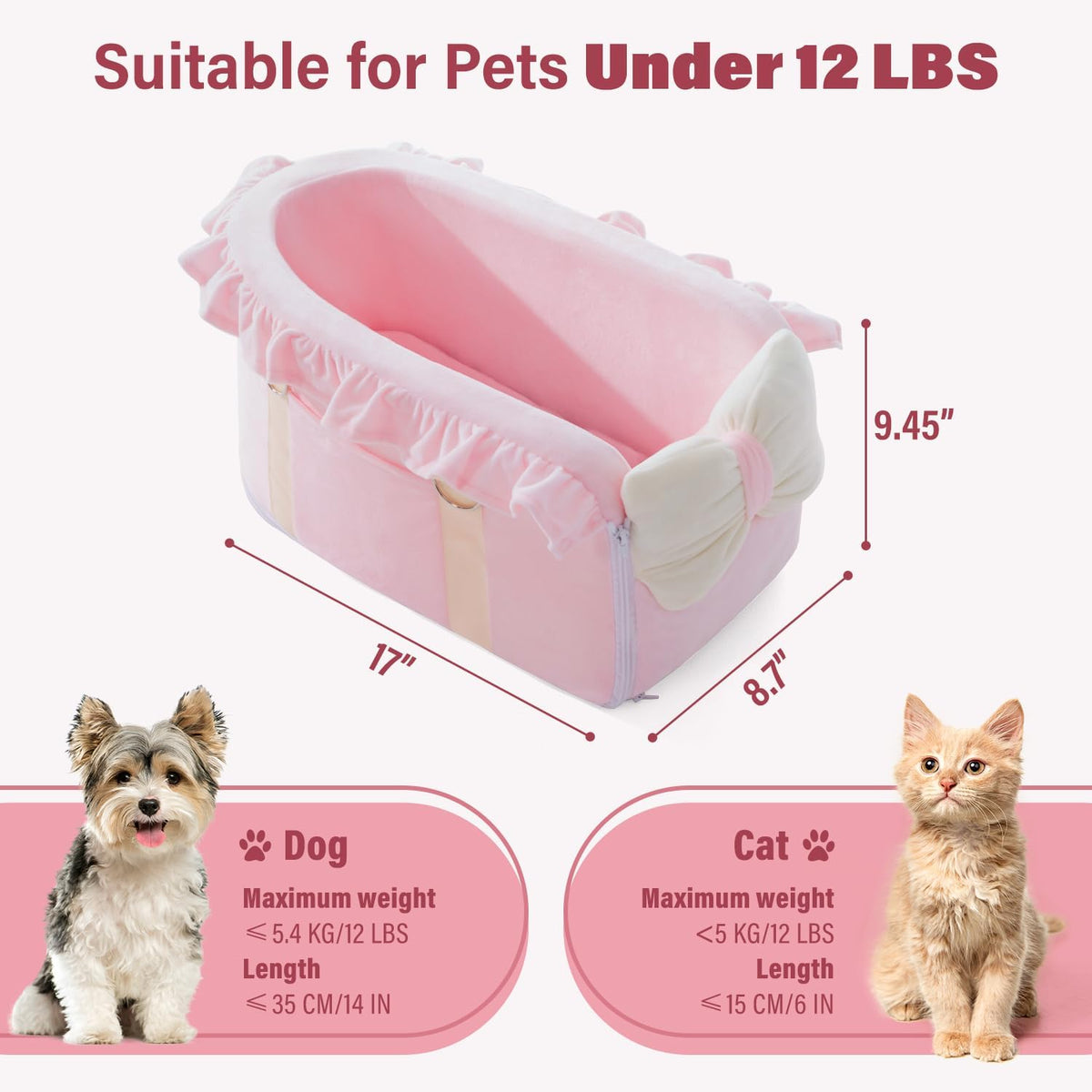 Jaoul Dog Car Seat for Small Dogs - image 4