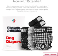 Pet Parents Washable Dog Diapers + Extendrs of Durable Doggie Diapers - Luxe / X-Large (26-35") - image 2